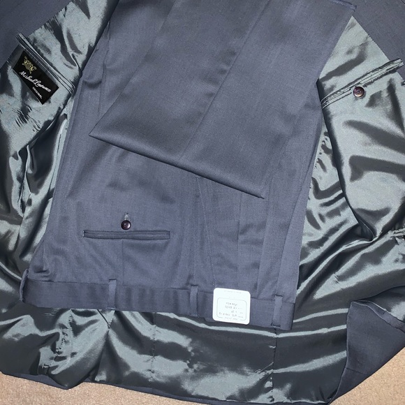 Michael Lawrence Suit Blue size 44L - new with tag - Picture 2 of 5